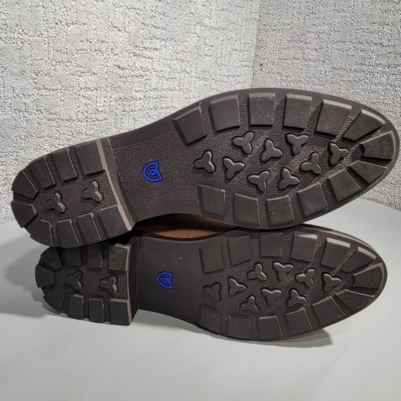 Rothy’s The Lug Women’s Size 8 US Tobacco Brown Merino Wool Ankle Chelsea Boots - Picture 8 of 10